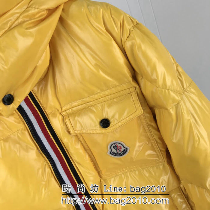 MONCLER蒙口 18SS秋冬新款 原版LOGO五金 織帶雙拉鏈 男款羽絨服 ydi2199